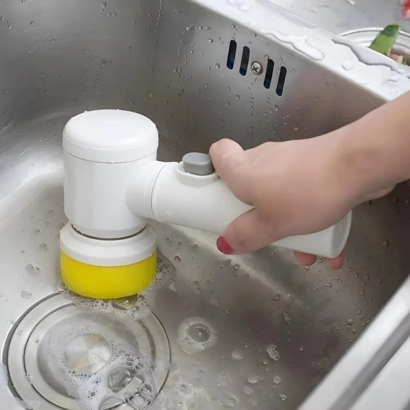 Escova Elétrica 5 em 1 - Limpa Fácil!