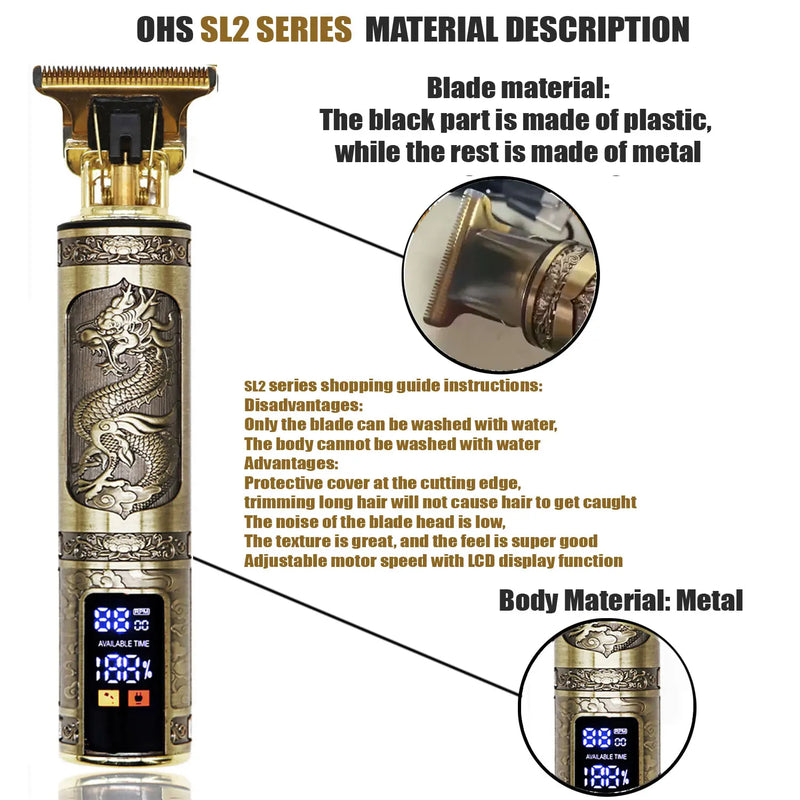 Máquina de Barbear Blader PRO - Corte Rápido e Preciso