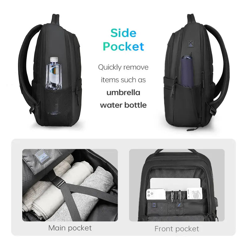 Mochila Anti-Furto com Carregamento USB - Prática e Eficiente